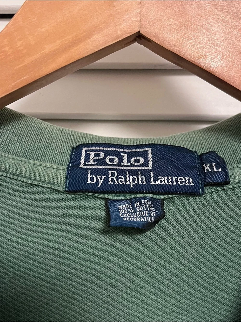 Ralph Lauren Men’s Olive Green Polo with Yellow Pony